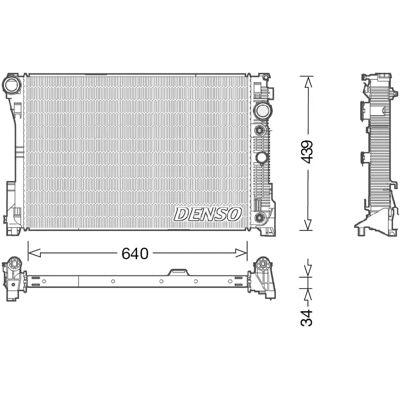 DENSO DRM17048 - Radiatore Mercedes-Benz, Raffreddamento, Varianti DENSO DRM17048 - Radiatore Mercedes-Benz, Raffreddamento, Varianti