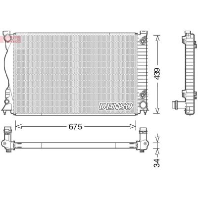 DENSO DRM02028 Motorkylare - Kylsystem DENSO DRM02028 Motorkylare - Kylsystem