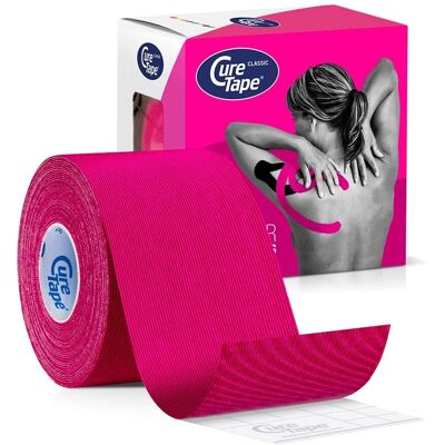 Cure Tape Rose Bandage Neuromusculaire - Tape de Kinésithérapie Cure Tape Rose Bandage Neuromusculaire - Tape de Kinésithérapie