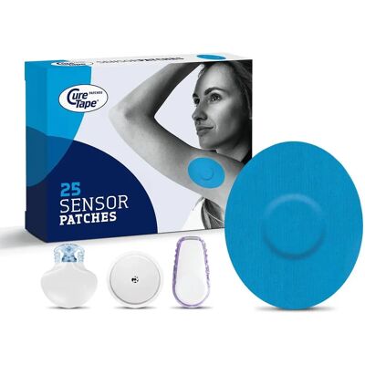 CureTape Sensor Patches Classic - Bleu - 25 pcs - Pansement médical - Publicité CureTape Sensor Patches Classic - Bleu - 25 pcs - Pansement médical - Publicité