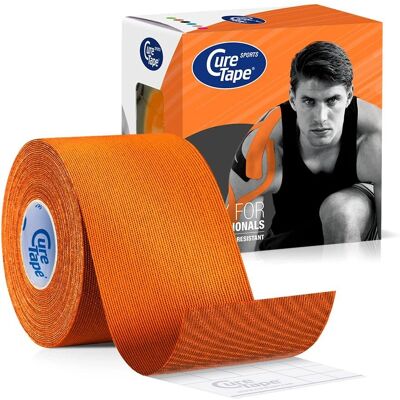 Cure Tape Sports Bandaj Neuromuscular Portocaliu - Bandă de Kinesiologie Cure Tape Sports Bandaj Neuromuscular Portocaliu - Bandă de Kinesiologie