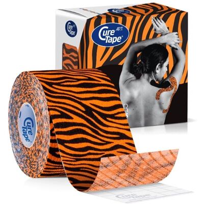 Curetape Art Tiger Kinesiology Tape - 5cm*5m Curetape Art Tiger Kinesiology Tape - 5cm*5m