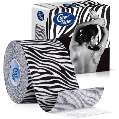 Curetape Art Zebra 5cm x 5m - Kinesiology Tape Curetape Art Zebra 5cm x 5m - Kinesiology Tape