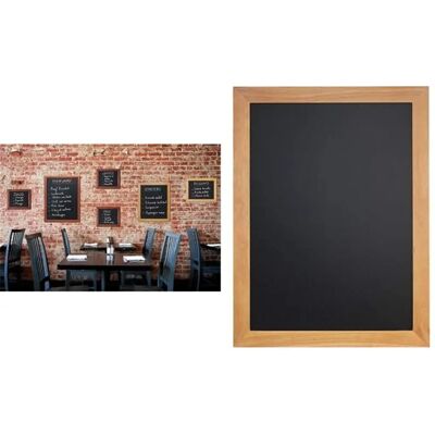 Securit - WBUTE60 Tableau Murale en Teck - Double face, Résistant aux intempéries, 2,8kg - Publicité Securit - WBUTE60 Tableau Murale en Teck - Double face, Résistant aux intempéries, 2,8kg - Publicité