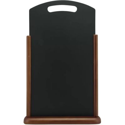 Tablette en ardoise grande Securit - Support en bois et poignée Tablette en ardoise grande Securit - Support en bois et poignée
