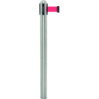 Poteau à corde rétractable rouge en nylon - 100cm - Sans socle - Publicité Poteau à corde rétractable rouge en nylon - 100cm - Sans socle - Publicité