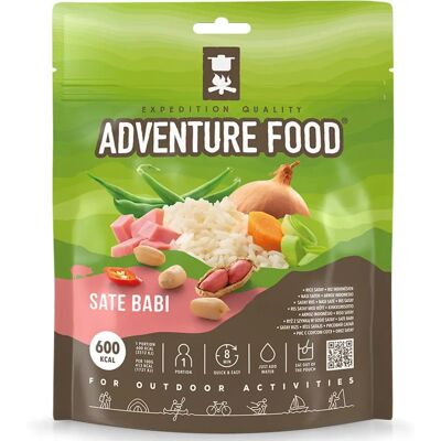 Adventure Food Ris Satay - Høje Energi Måltid med Kød & Nødder Adventure Food Ris Satay - Høje Energi Måltid med Kød & Nødder