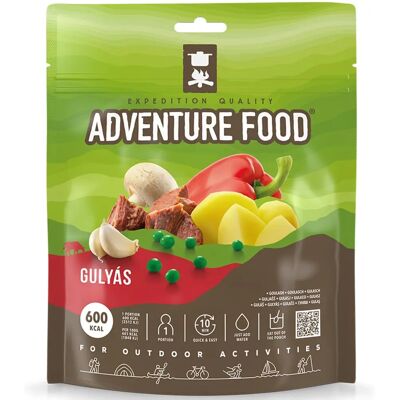 Adventure Food Gulasj - Oksekød og kartoffelgryde - 1 portion - Outdoor & Sport Adventure Food Gulasj - Oksekød og kartoffelgryde - 1 portion - Outdoor & Sport