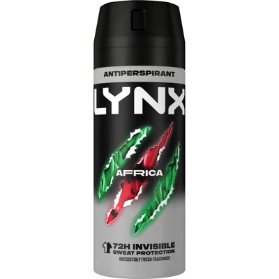 Lynx Africa 72 Hrs Anti-Perspirant Body Spray for Men Lynx Africa 72 Hrs Anti-Perspirant Body Spray for Men