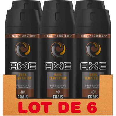 AXE Dark Temptation Déodorant en Spray pour Hommes 150ml - Publicité AXE Dark Temptation Déodorant en Spray pour Hommes 150ml - Publicité