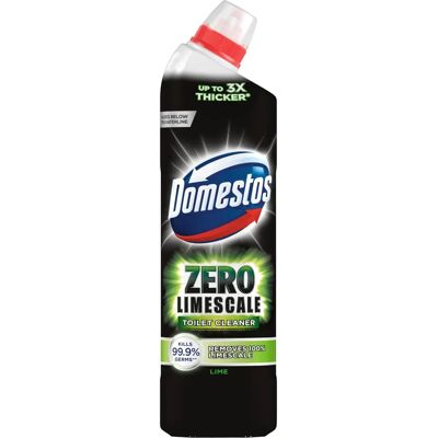 Domestos Lime Toilet Cleaner - Germ-Free, Limescale-Free - 750ml Domestos Lime Toilet Cleaner - Germ-Free, Limescale-Free - 750ml
