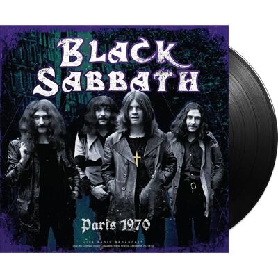 Black Sabbath Paris 1970 - Vinyle - Publicité Black Sabbath Paris 1970 - Vinyle - Publicité