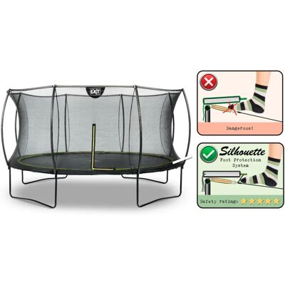 EXIT Silhouette Trampolin - Ø 427 cm - Schwarz EXIT Silhouette Trampolin - Ø 427 cm - Schwarz
