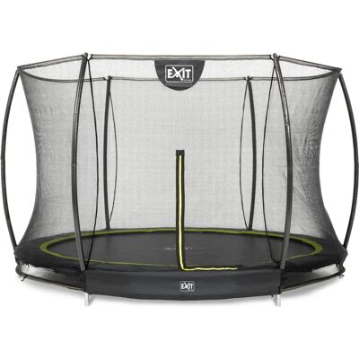 EXIT Silhouette ground trampoline - black - Safety net - 305cm EXIT Silhouette ground trampoline - black - Safety net - 305cm