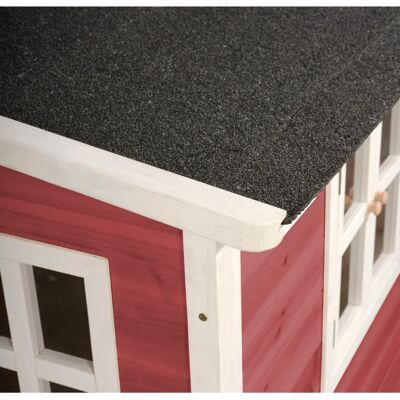 EXIT Toys Loft 700 Spielhaus - Spielhaus, Rot, Zedernholz, 190x391x269cm EXIT Toys Loft 700 Spielhaus - Spielhaus, Rot, Zedernholz, 190x391x269cm