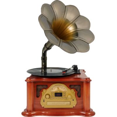 Ricatech RMC360 Tocadiscos - Diseño de Madera Vintage Ricatech RMC360 Tocadiscos - Diseño de Madera Vintage