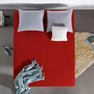 Dreamhouse Rode Fitted Sheet - Jersey katoen Dreamhouse Rode Fitted Sheet - Jersey katoen
