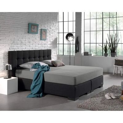 Dreamhouse Grijze Jersey Hoeslaken - 80x220cm - Eenpersoons Dreamhouse Grijze Jersey Hoeslaken - 80x220cm - Eenpersoons