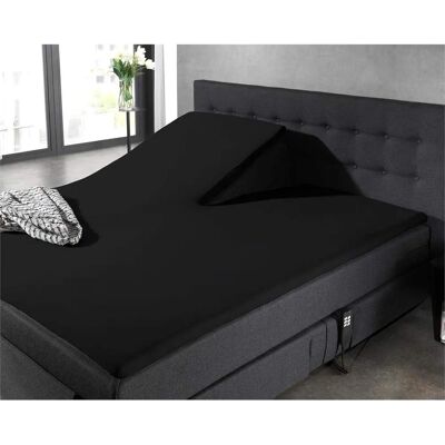 Royal Textile Zwart Split-Top Matrashoeslaken Royal Textile Zwart Split-Top Matrashoeslaken