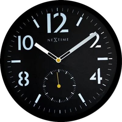 Nástěnné hodiny Nextime Černé 3050 - Nástěnné hodiny Nástěnné hodiny Nextime Černé 3050 - Nástěnné hodiny