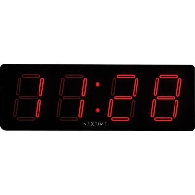 NeXtime Big D Digital væg- og bordur - Sort NeXtime Big D Digital væg- og bordur - Sort