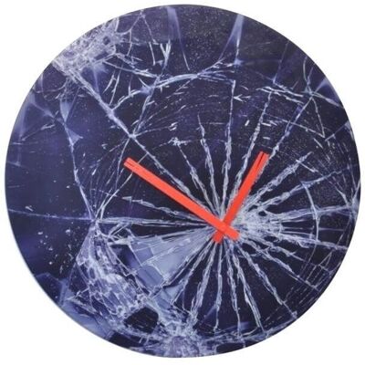 Nástěnné Hodiny Nextime Crash - 43cm - Černé Nástěnné Hodiny Nextime Crash - 43cm - Černé