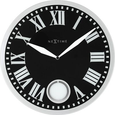 Reloj de Pared Nextime 8161 - Cuarzo, Negro, 43x4,2cm Reloj de Pared Nextime 8161 - Cuarzo, Negro, 43x4,2cm