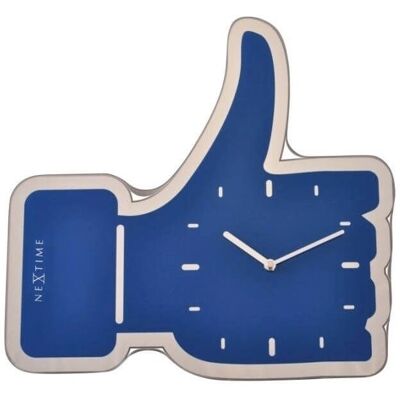 Nástěnné hodiny NeXtime 3072bl Palec nahoru - Zeď Nástěnné hodiny NeXtime 3072bl Palec nahoru - Zeď