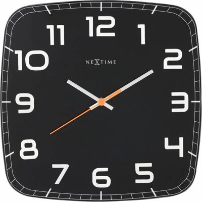 Nástěnné hodiny Nextime 8816ZW - Quartz, Tiché, Čtvercové Nástěnné hodiny Nextime 8816ZW - Quartz, Tiché, Čtvercové