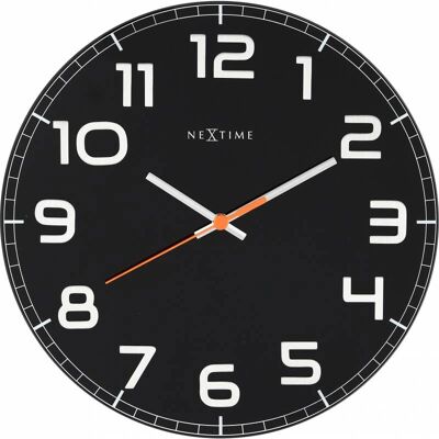 NeXtime 8817ZW Wanduhr - Schwarz - Quartz NeXtime 8817ZW Wanduhr - Schwarz - Quartz