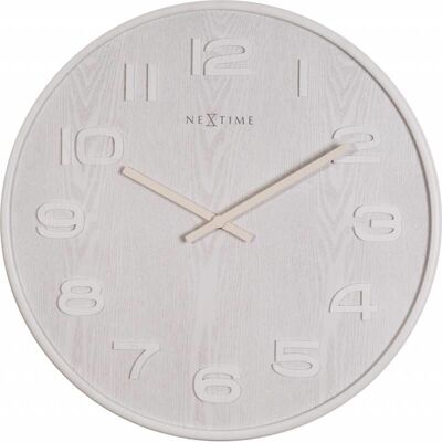 Τοίχος Ρολόι NeXtime 3096WI - Κρύσταλλο, 35cm, Λευκό Τοίχος Ρολόι NeXtime 3096WI - Κρύσταλλο, 35cm, Λευκό