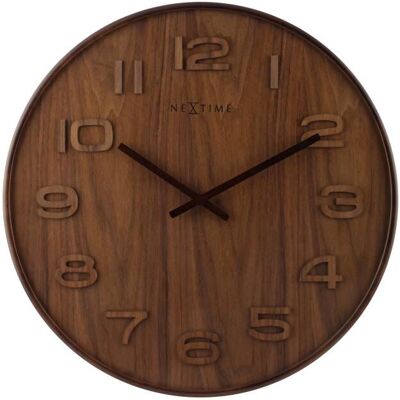 NeXtime 3095BR Orologio da Parete Marrone - Quarzo - 53cm NeXtime 3095BR Orologio da Parete Marrone - Quarzo - 53cm