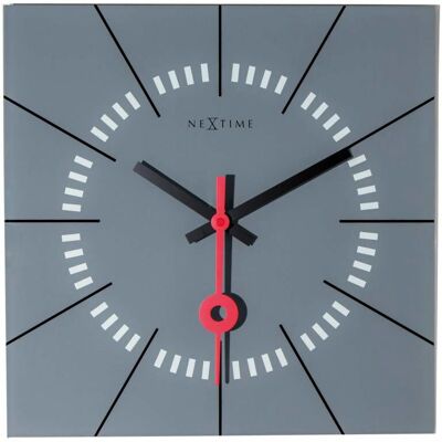 Nástěnné Hodiny NeXtime 8636GS Šedé - Nástěnné Hodiny Nástěnné Hodiny NeXtime 8636GS Šedé - Nástěnné Hodiny