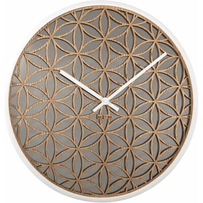 NeXtime 3194WI Orologio da Parete - Quarzo, 50cm, Bianco NeXtime 3194WI Orologio da Parete - Quarzo, 50cm, Bianco