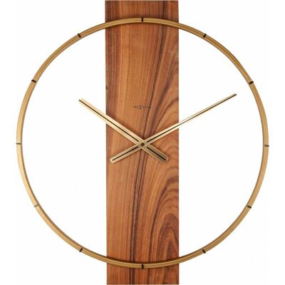 NeXtime 3195BR Wand-/Tischuhr - Großes Holz- und Metalldesign NeXtime 3195BR Wand-/Tischuhr - Großes Holz- und Metalldesign