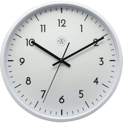 NeXtime NX-7320 Veggklok - Minimalistisk Hvit 30cm NeXtime NX-7320 Veggklok - Minimalistisk Hvit 30cm