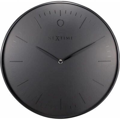 NeXtime 3235ZW Reloj de Pared - Negro - 40cm - Minimalista NeXtime 3235ZW Reloj de Pared - Negro - 40cm - Minimalista