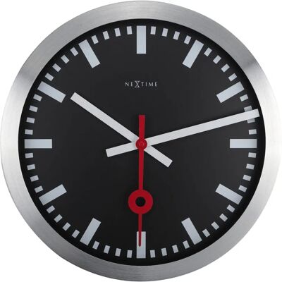 Reloj de Pared Nextime Modelo 3999stzw - Unisex - 35 Cm Diámetro - Aluminio Reloj de Pared Nextime Modelo 3999stzw - Unisex - 35 Cm Diámetro - Aluminio