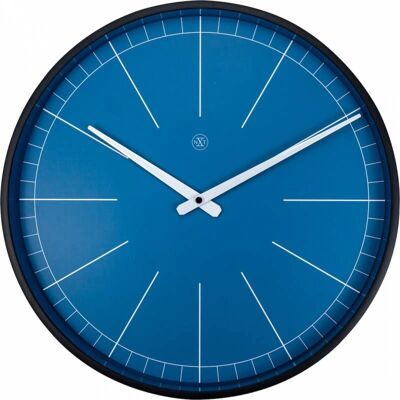 NeXtime 7328BL - Blauw - Ø 40 cm - Kunststof Clock NeXtime 7328BL - Blauw - Ø 40 cm - Kunststof Clock