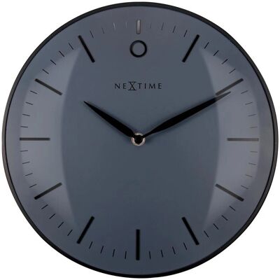 NeXtime Kleine Glamour Quarz-Uhr - Runde Schwarze Uhr NeXtime Kleine Glamour Quarz-Uhr - Runde Schwarze Uhr