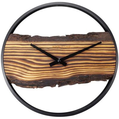 NeXtime Wald Großer Wanduhr - Holz & Stahl - 45cm NeXtime Wald Großer Wanduhr - Holz & Stahl - 45cm