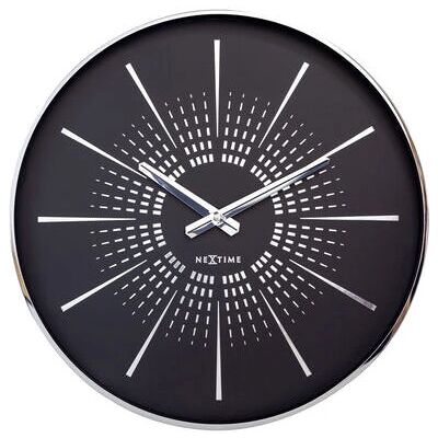 NeXtime Exzentrische Wanduhr - Geräuschlos, Metall, 40cm NeXtime Exzentrische Wanduhr - Geräuschlos, Metall, 40cm