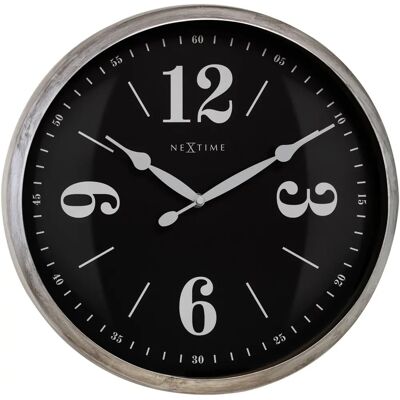 NeXtime 3290ZI Silver Wall Clock - Classic NeXtime 3290ZI Silver Wall Clock - Classic