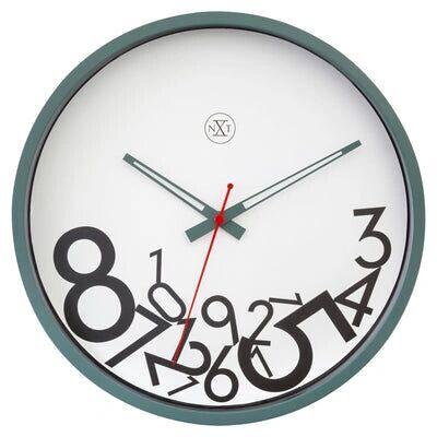 NeXtime Drop Numbers Wanduhr - 30cm - Modernes Design NeXtime Drop Numbers Wanduhr - 30cm - Modernes Design