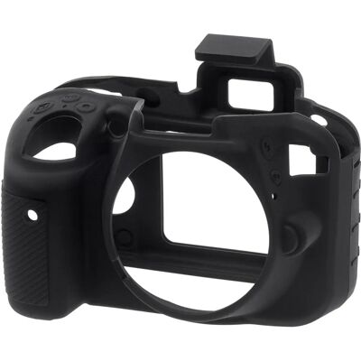 Funda de silicona EasyCover para Nikon D3300/D3400 - Negro Funda de silicona EasyCover para Nikon D3300/D3400 - Negro