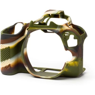 Housse de protection en silicone camouflage pour Canon 200D - Publicité Housse de protection en silicone camouflage pour Canon 200D - Publicité