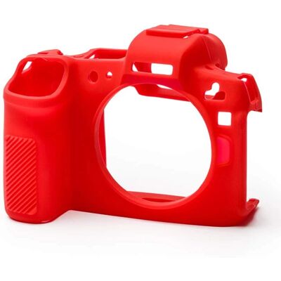 easyCover Étui en silicone rouge pour Canon EOS R - Étui pour appareil photo easyCover Étui en silicone rouge pour Canon EOS R - Étui pour appareil photo