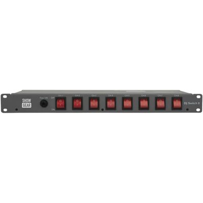 Showgear DJ-Switch 8 - 8-kanals switchpanel Showgear DJ-Switch 8 - 8-kanals switchpanel
