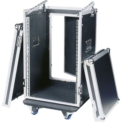 Showgear Coffre de Rack 16U Angulé - Rack Case - Publicité Showgear Coffre de Rack 16U Angulé - Rack Case - Publicité
