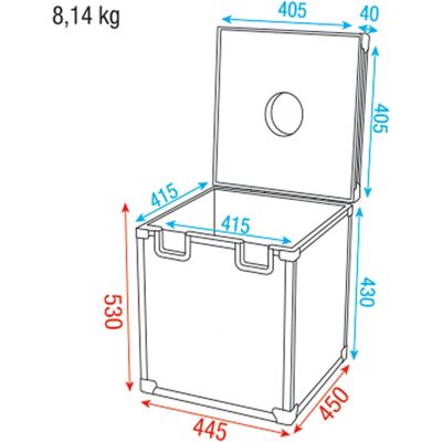 Showgear Modèle 40 cm Boule à Facettes Étui - Solution de Transport Professionnelle - Publicité Showgear Modèle 40 cm Boule à Facettes Étui - Solution de Transport Professionnelle - Publicité